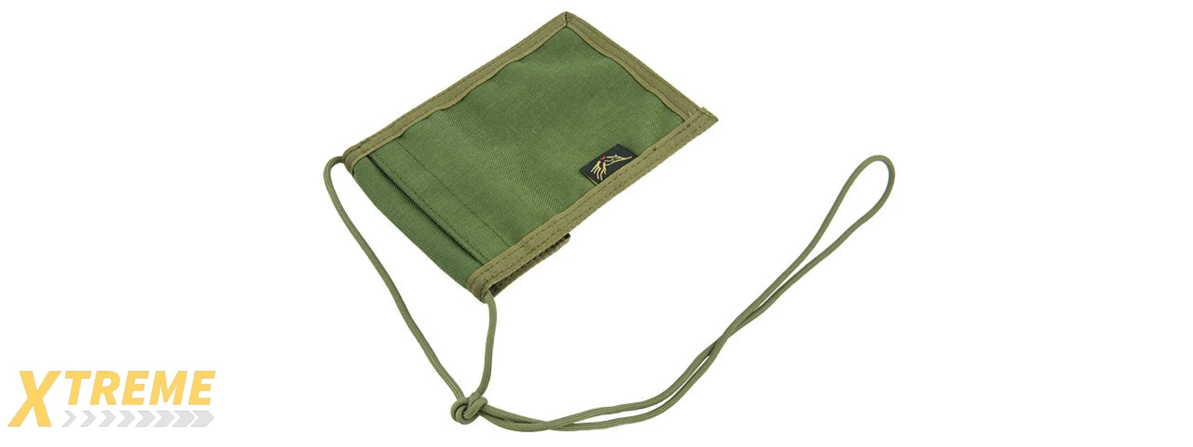 FY-BGA03OD NECK IDENTIFICATION STORAGE WALLET (OD GREEN)