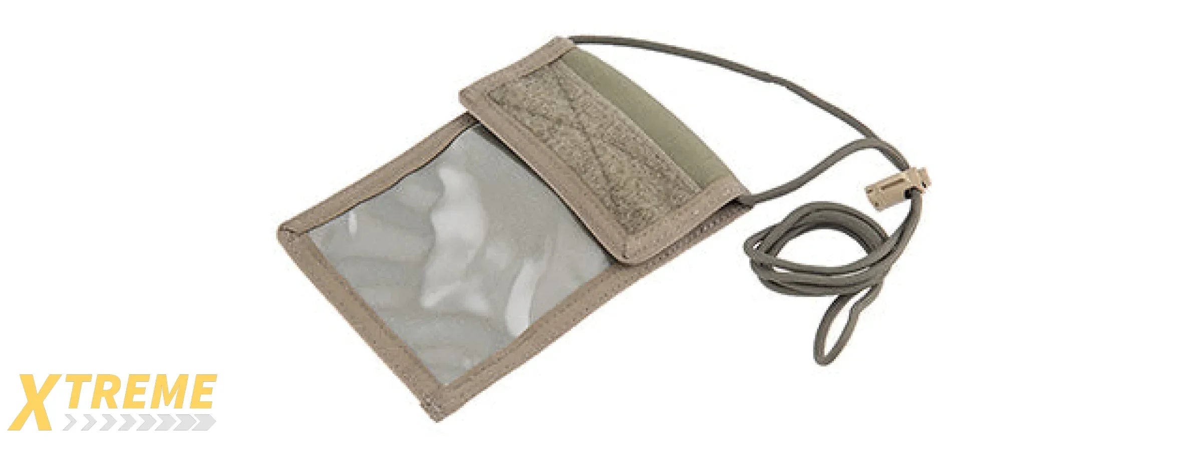 FY-BGA03RG NECK IDENTIFICATION STORAGE WALLET (RANGER GREEN)