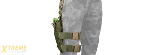 FY-HRB08OD SPEC-OPS MOLLE DROP LEG PISTOL HOLSTER (OD GREEN)