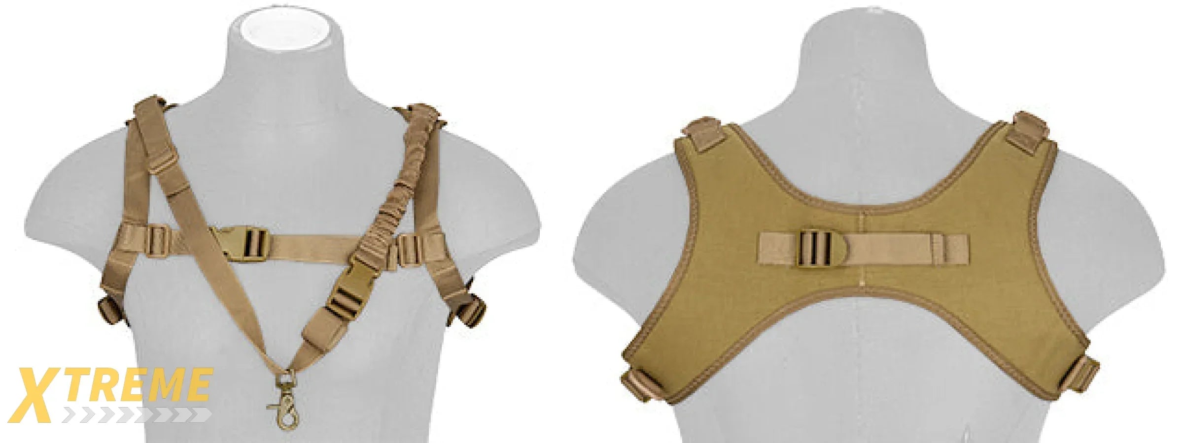 G-FORCE 1000D NYLON TACTICAL ONE-POINT SLING VEST - TAN