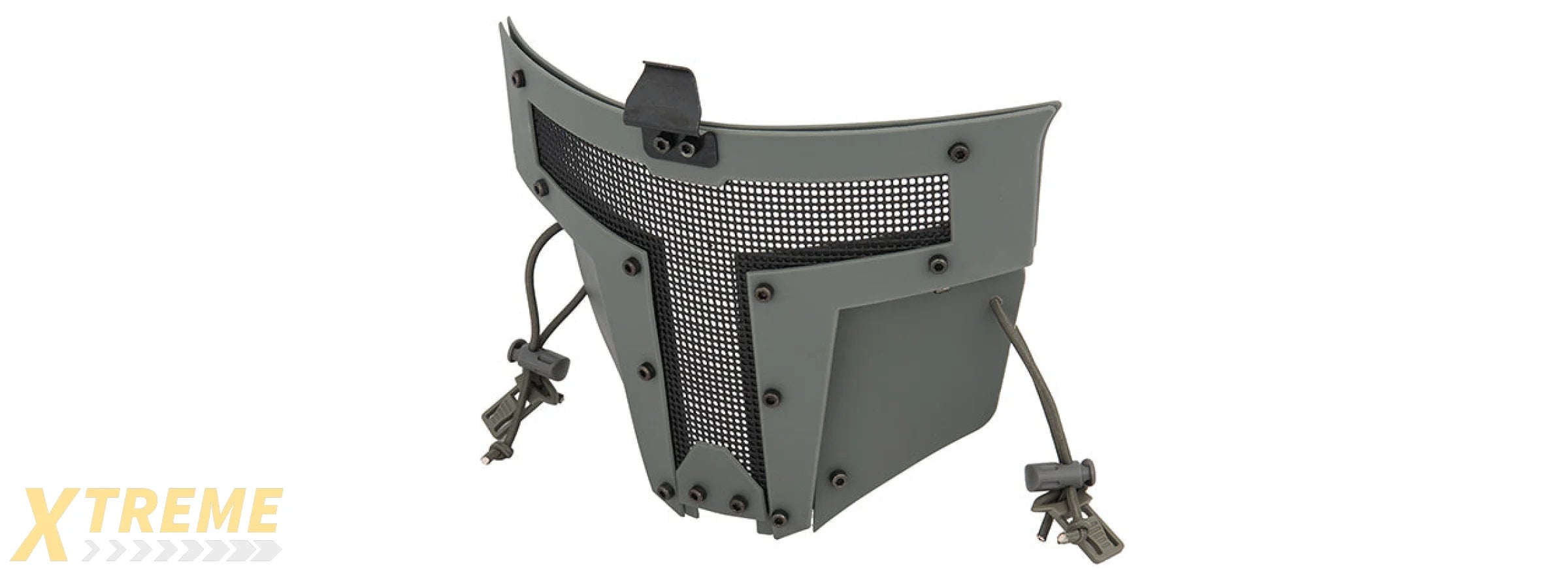 G-FORCE ADJUSTABLE T-SHAPED MESH FULL FACE MASK (GRAY)