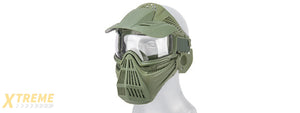 G-FORCE COMPLETE PROTECTION WIRE MESH AIRSOFT FACE MASK - TAN
