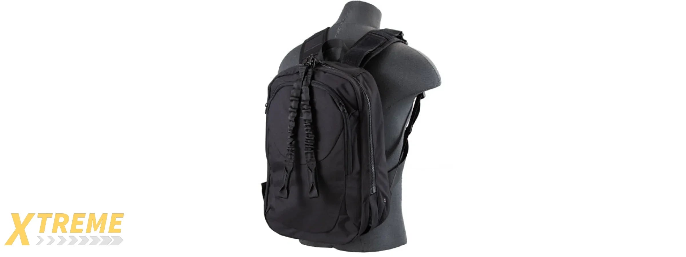 G-Force Dual Purpose Tactical Backpack & Vest (Color: Black)