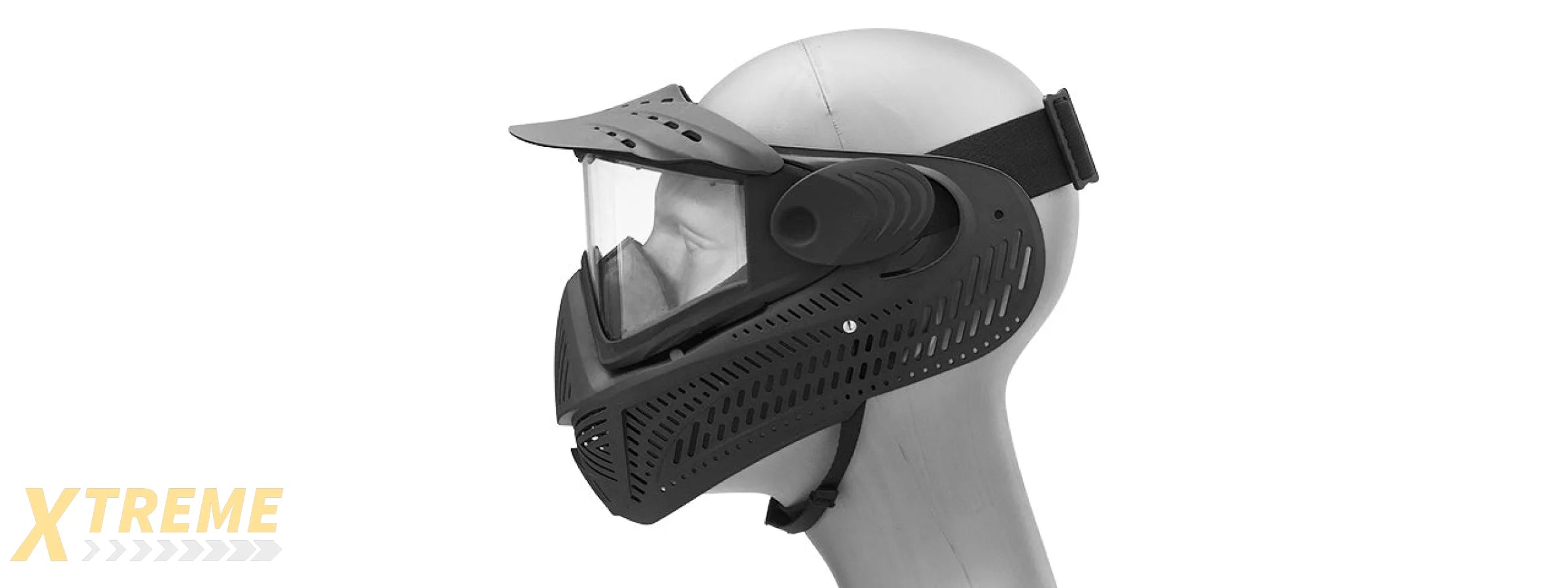 G-Force F2 Single Layer Full Face Mask (BLACK)