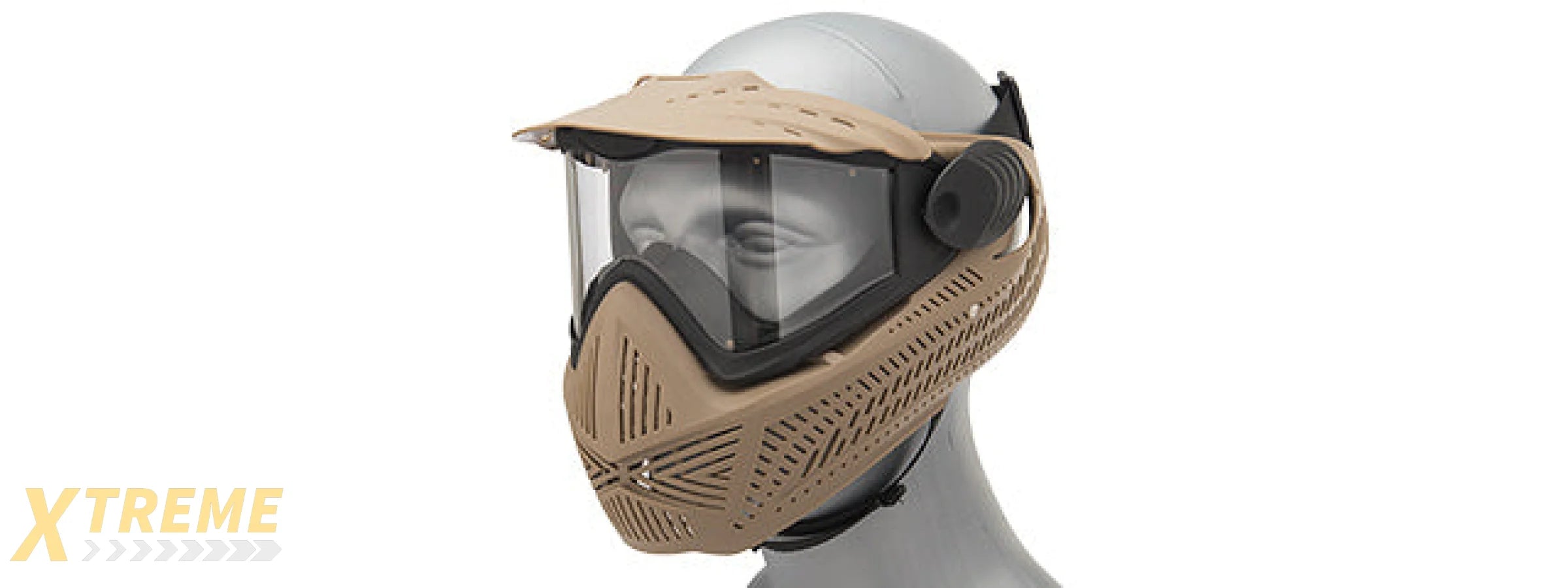 G-Force F2 Single Layer Full Face Mask - TAN