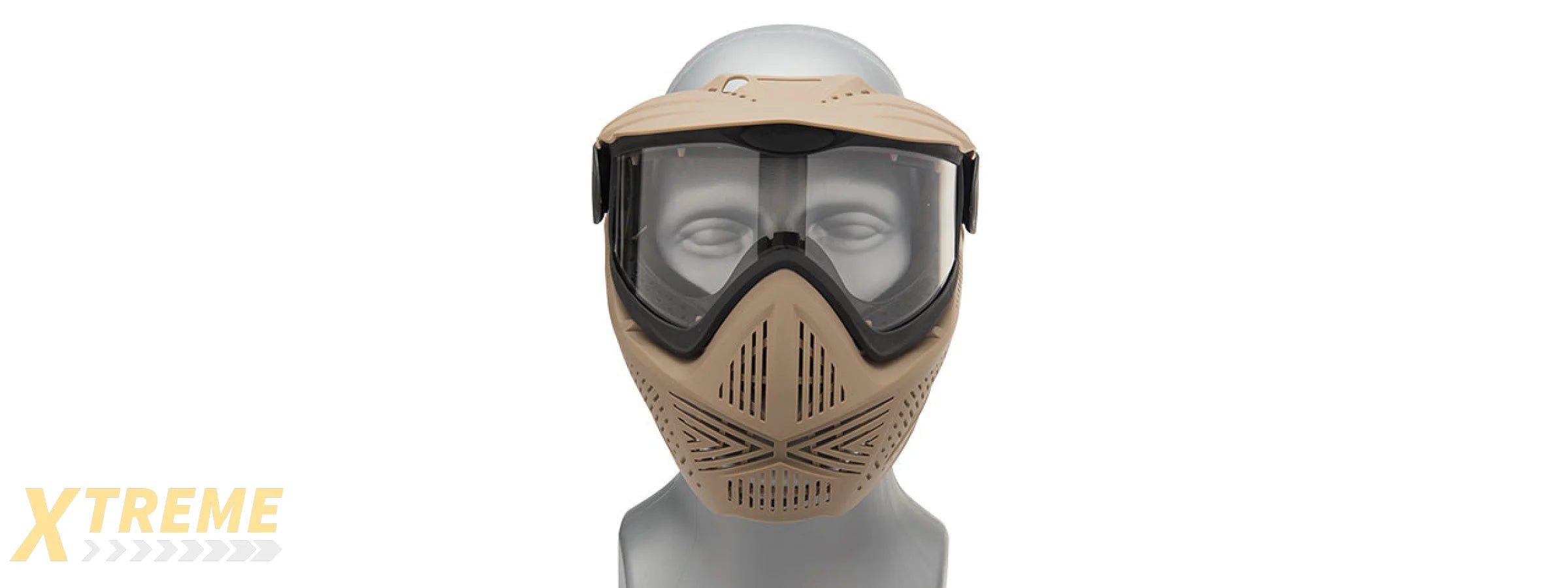 G-Force F2 Single Layer Full Face Mask - TAN