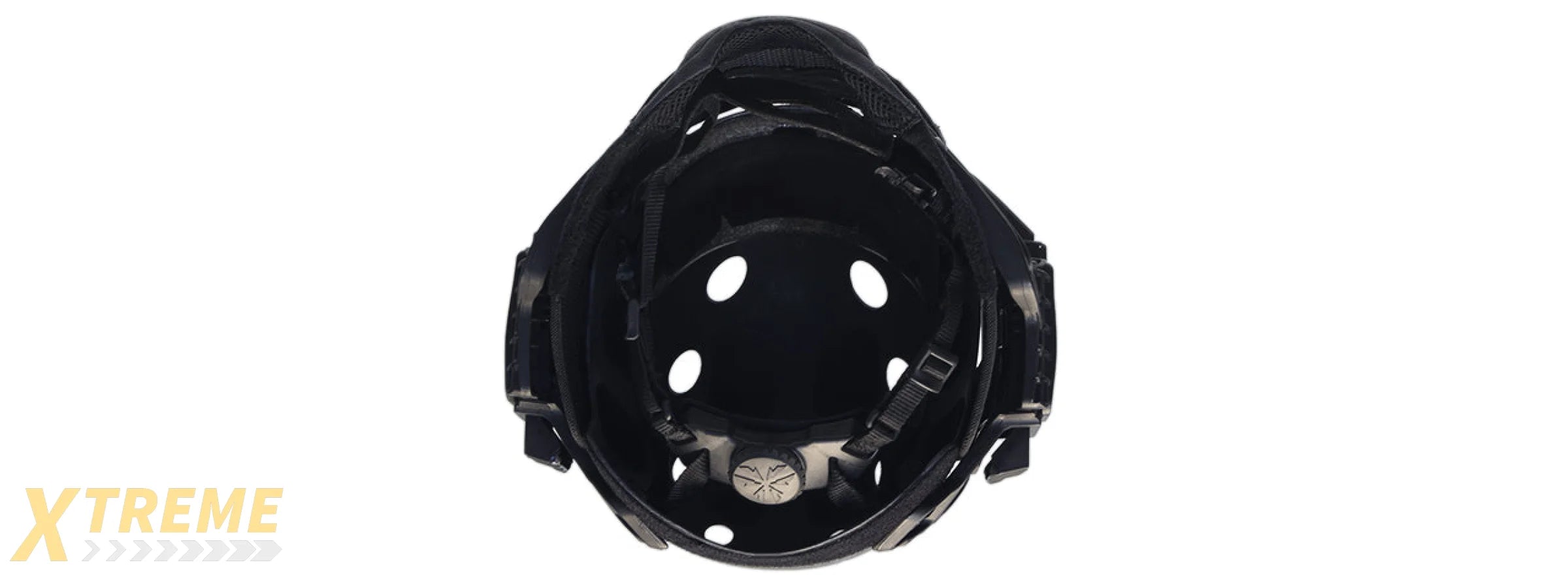 G-FORCE G4 SYSTEM NYLON BUMP HELMET MASK W/ GOGGLES - BLACK