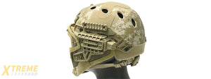G-FORCE G4 SYSTEM NYLON BUMP HELMET MASK W/ GOGGLES - DESERT DIGITAL