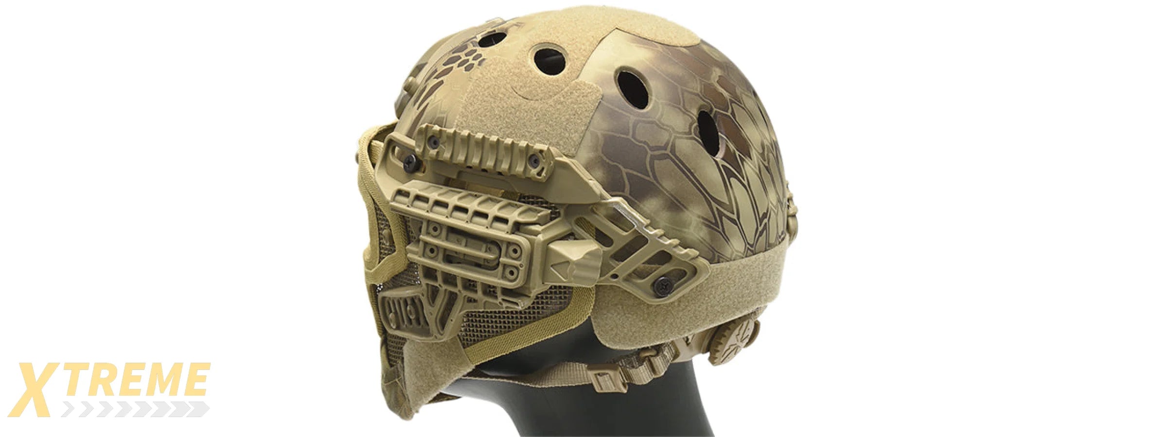 G-FORCE G4 SYSTEM NYLON BUMP HELMET MASK W/ GOGGLES - HLD