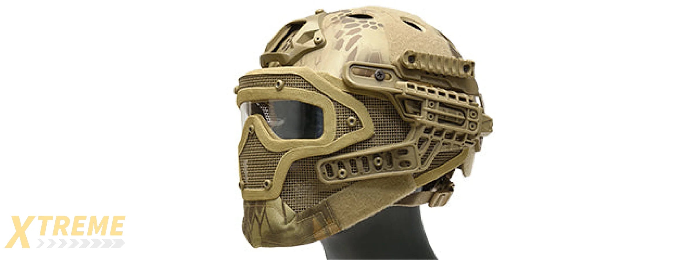 G-FORCE G4 SYSTEM NYLON BUMP HELMET MASK W/ GOGGLES - HLD