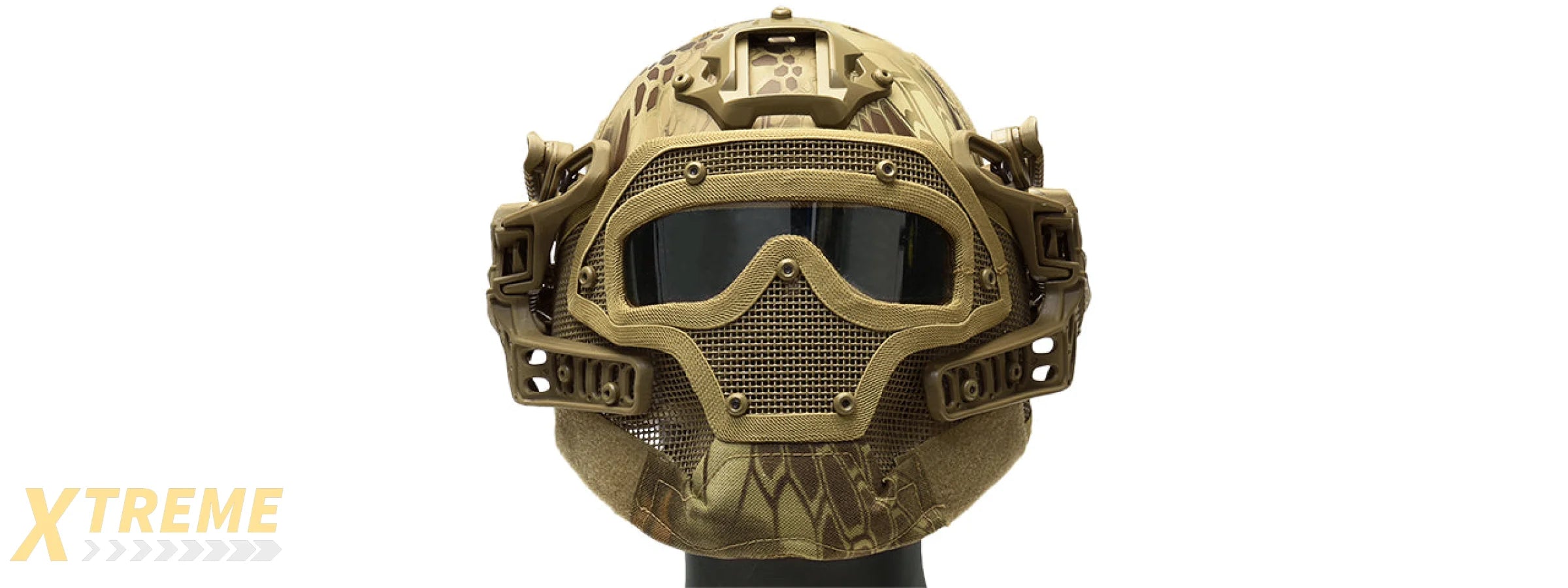 G-FORCE G4 SYSTEM NYLON BUMP HELMET MASK W/ GOGGLES - HLD