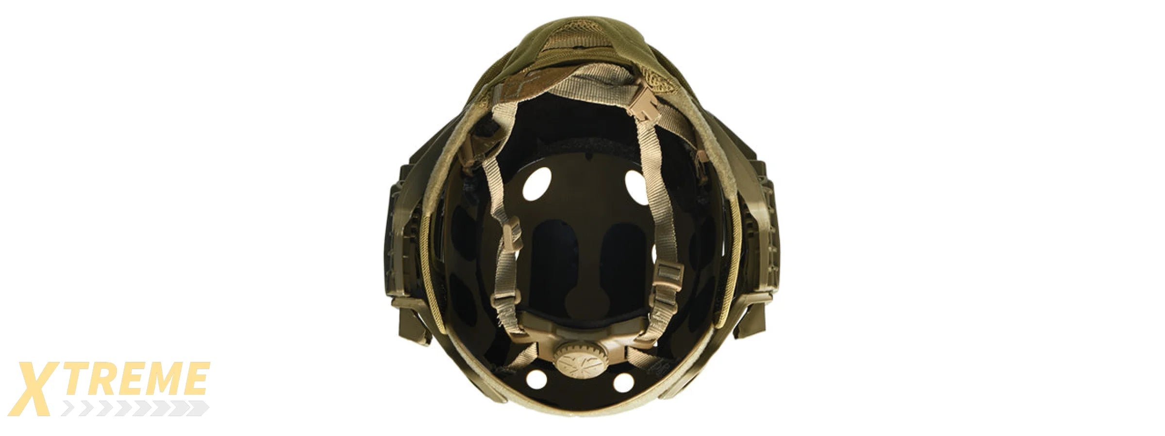 G-FORCE G4 SYSTEM NYLON BUMP HELMET MASK W/ GOGGLES - TAN