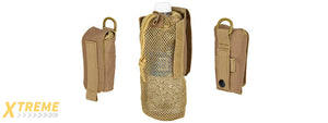 G-FORCE TACTICAL 1000D NYLON FOLDING WATER BOTTLE BAG II - TAN