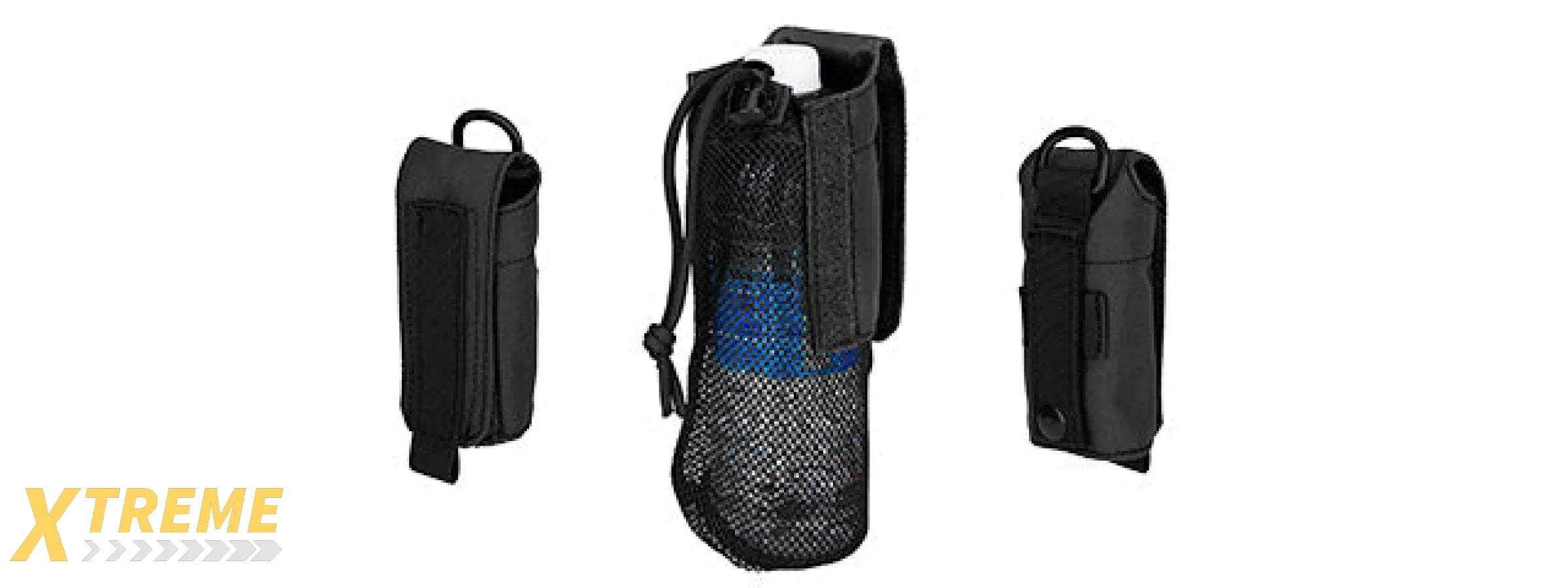 G-FORCE TACTICAL 1000D NYLON FOLDING WATER BOTTLE BAG II - BLACK