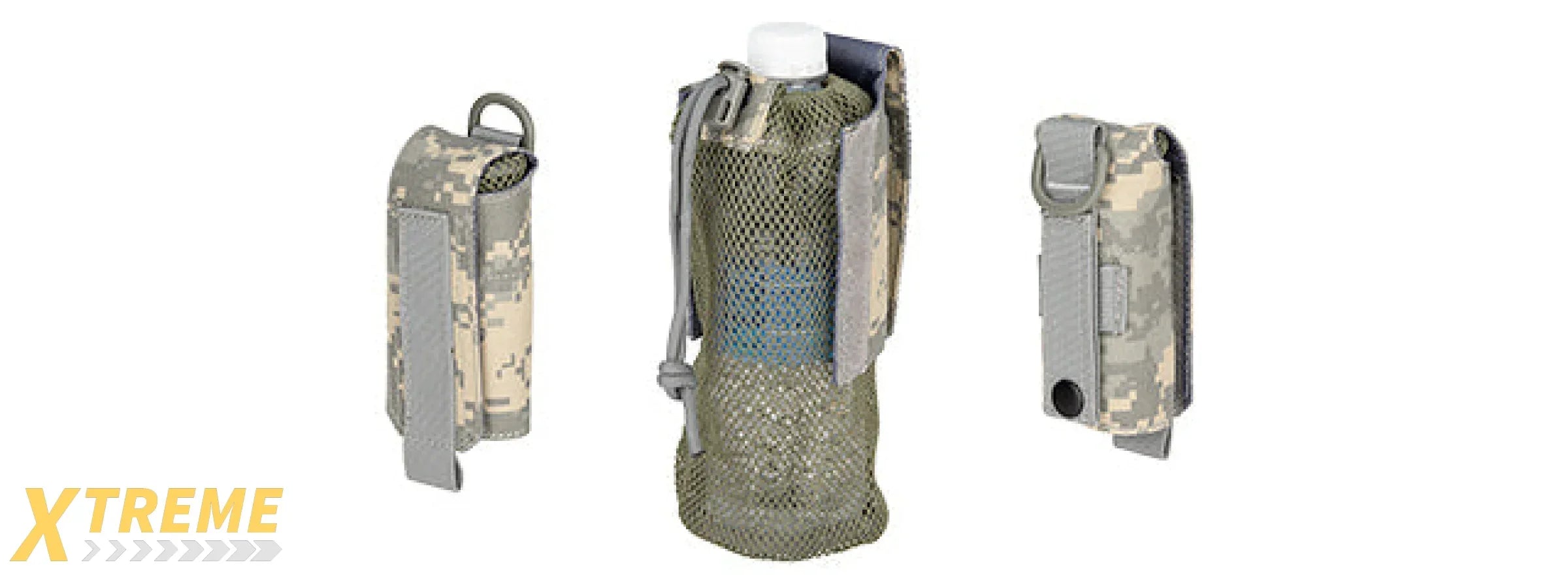 G-FORCE TACTICAL 1000D NYLON FOLDING WATER BOTTLE BAG II - ACU