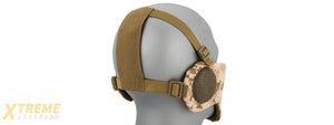 G-Force Tactical Elite Face and Ear Protective Mask (Color: Desert Digital)