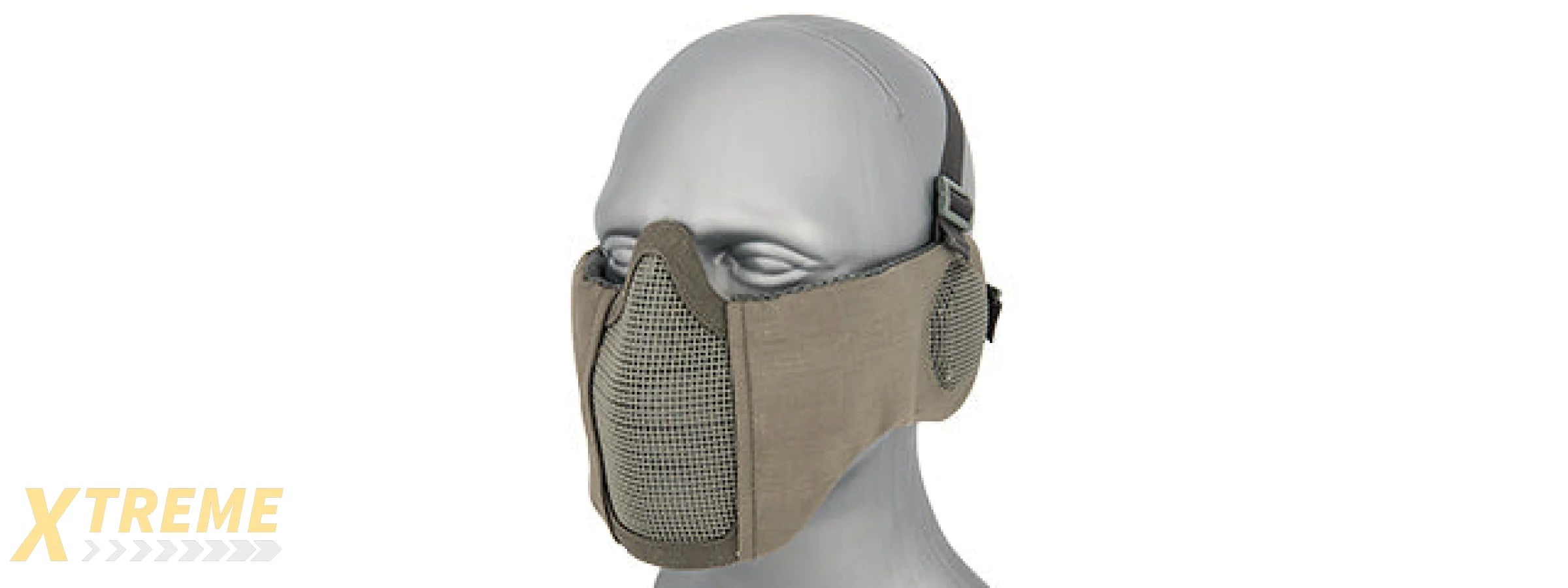 G-Force Tactical Elite Face and Ear Protective Mask (Color: Gray)