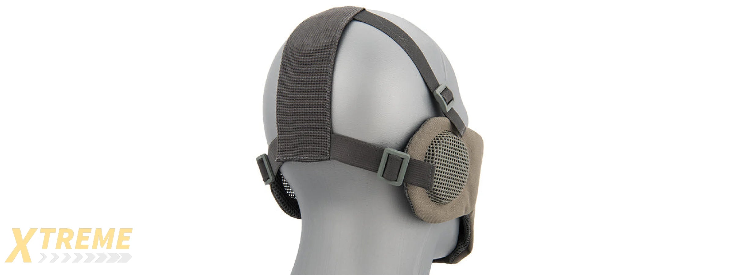 G-Force Tactical Elite Face and Ear Protective Mask (Color: Gray)