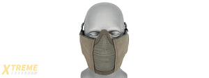 G-Force Tactical Elite Face and Ear Protective Mask (Color: Gray)