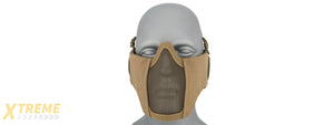 G-Force Tactical Elite Face and Ear Protective Mask (Color: Tan)