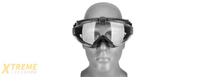 G-FORCE TACTICAL TPU AVIATOR FAN GOGGLES (BLACK)