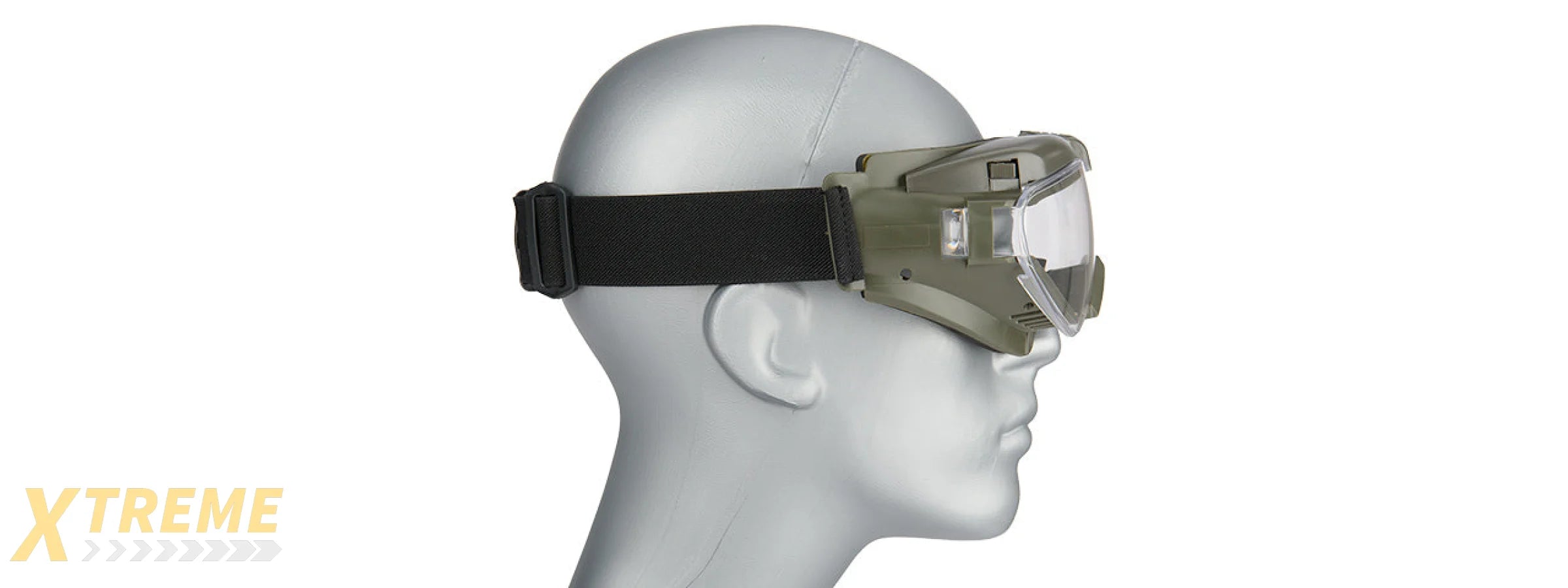 G-FORCE TACTICAL TPU AVIATOR FAN GOGGLES (OLIVE DRAB)