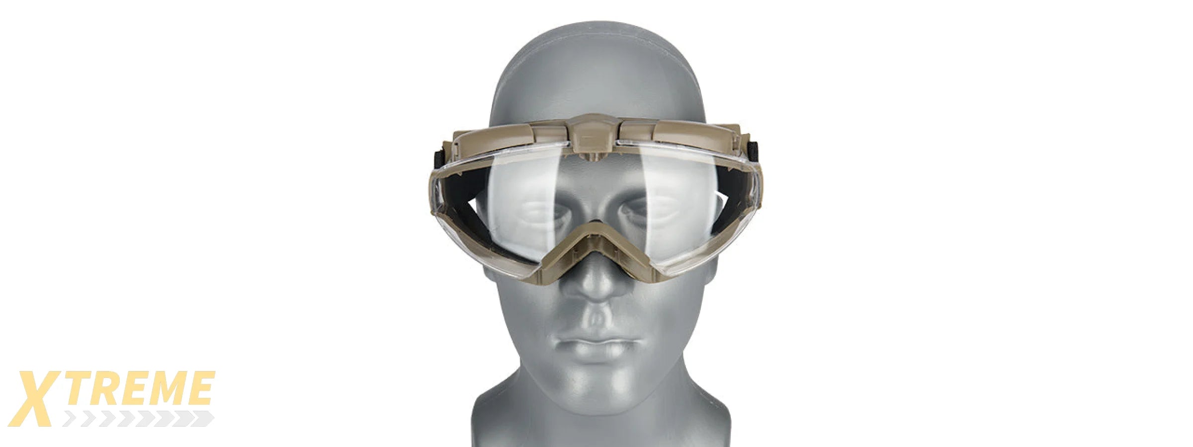 G-FORCE TACTICAL TPU AVIATOR FAN GOGGLES (TAN)