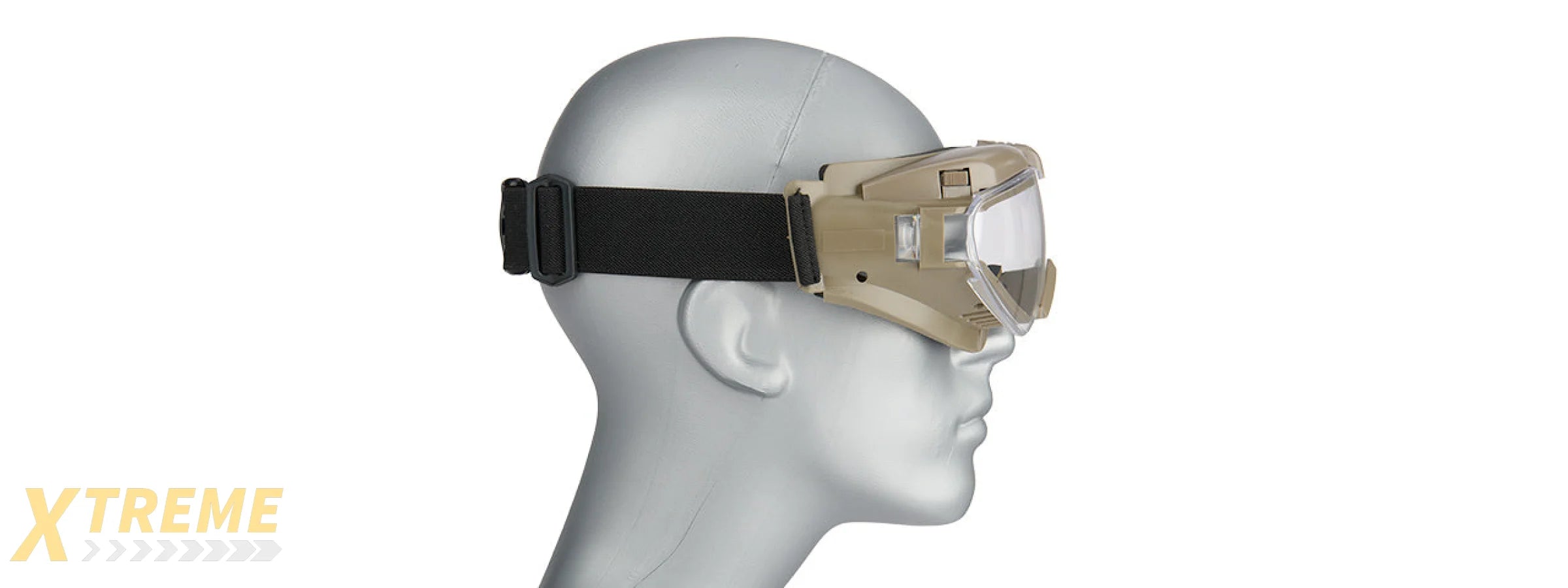 G-FORCE TACTICAL TPU AVIATOR FAN GOGGLES (TAN)