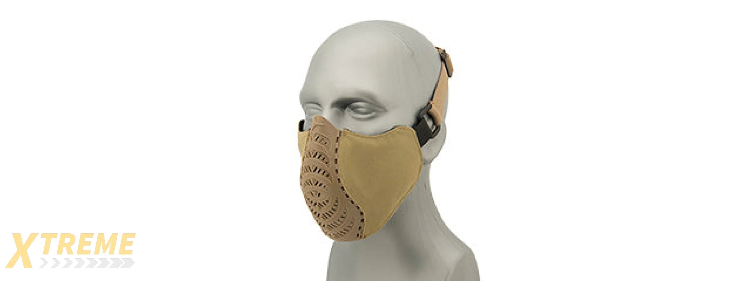 G-Force Ventilated Discreet Half Face Mask (TAN)