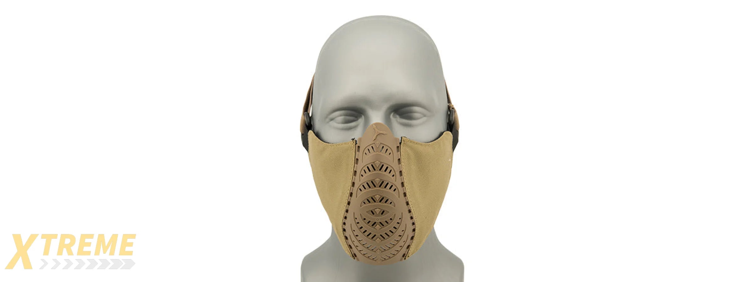 G-Force Ventilated Discreet Half Face Mask (TAN)