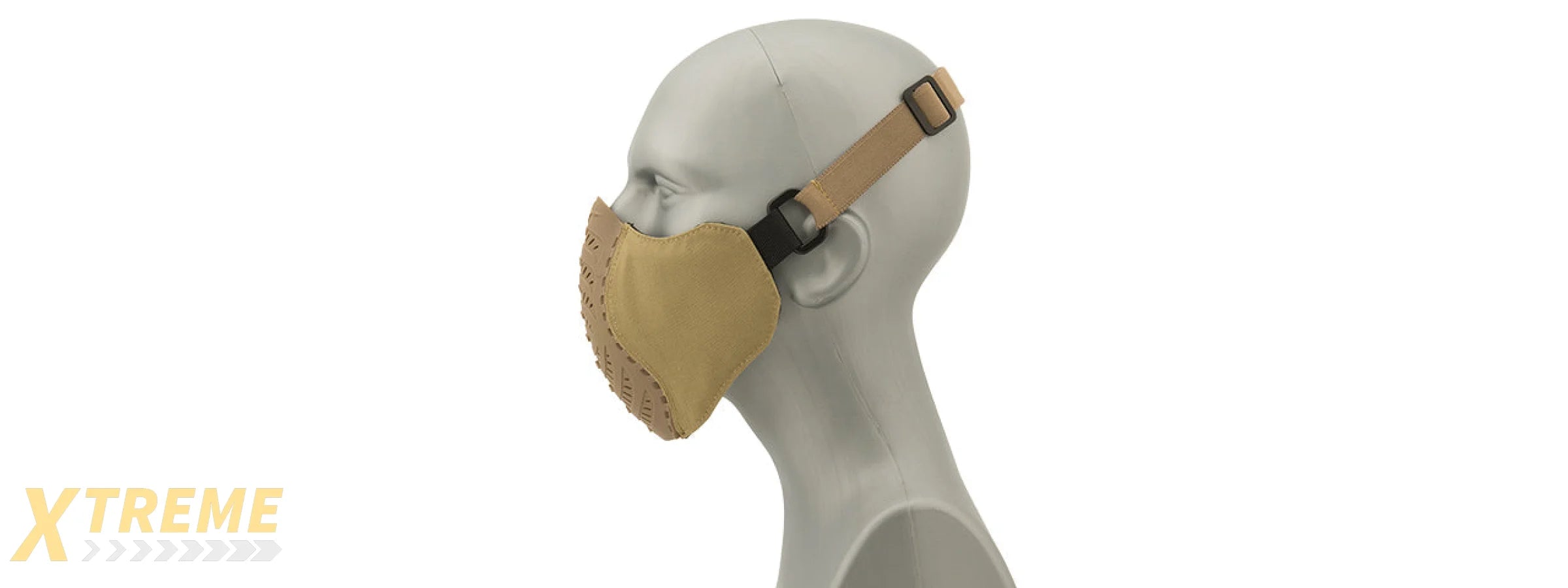G-Force Ventilated Discreet Half Face Mask (TAN)