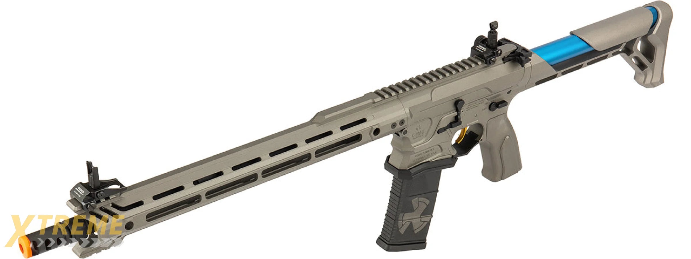 G&G Cobalt Kinetics Licensed BAMF Team AR15 Airsoft AEG Rifle (GRAY)