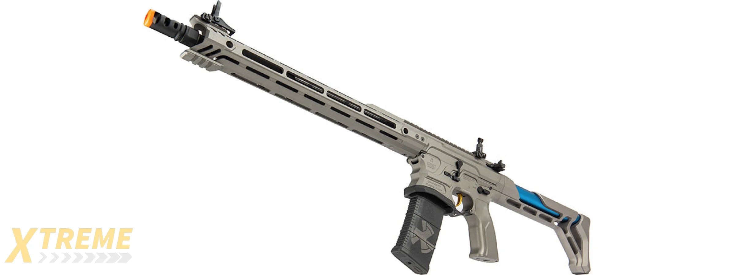 G&G Cobalt Kinetics Licensed BAMF Team AR15 Airsoft AEG Rifle (GRAY)
