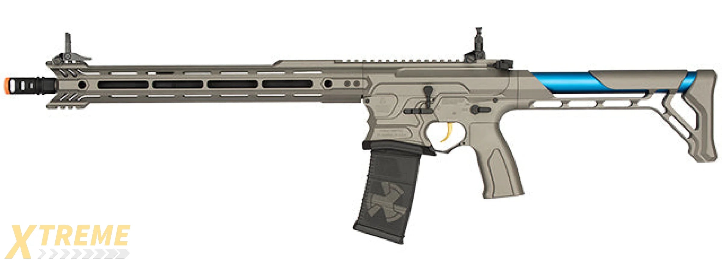 G&G Cobalt Kinetics Licensed BAMF Team AR15 Airsoft AEG Rifle (GRAY)