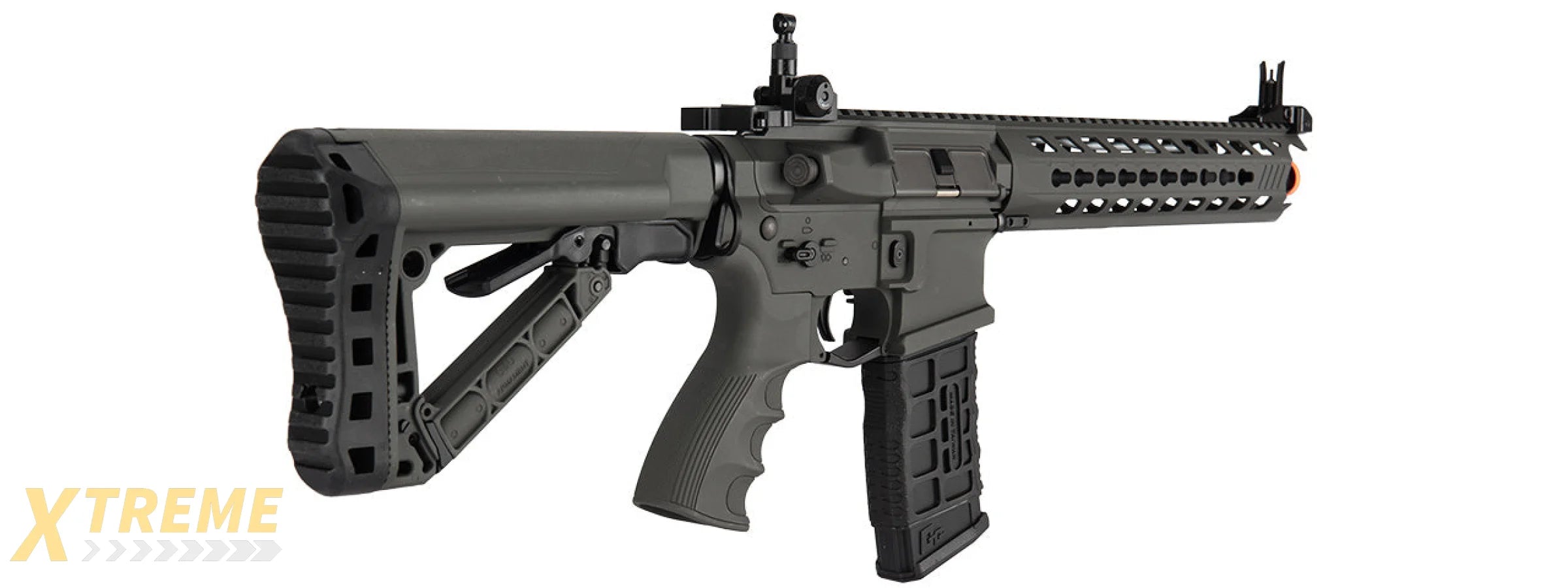 G&G GC16 FULL METAL COMBAT MACHINE PREDATOR AEG WITH KEYMOD RAIL (GREY)