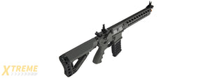 G&G GC16 FULL METAL COMBAT MACHINE PREDATOR AEG WITH KEYMOD RAIL (GREY)