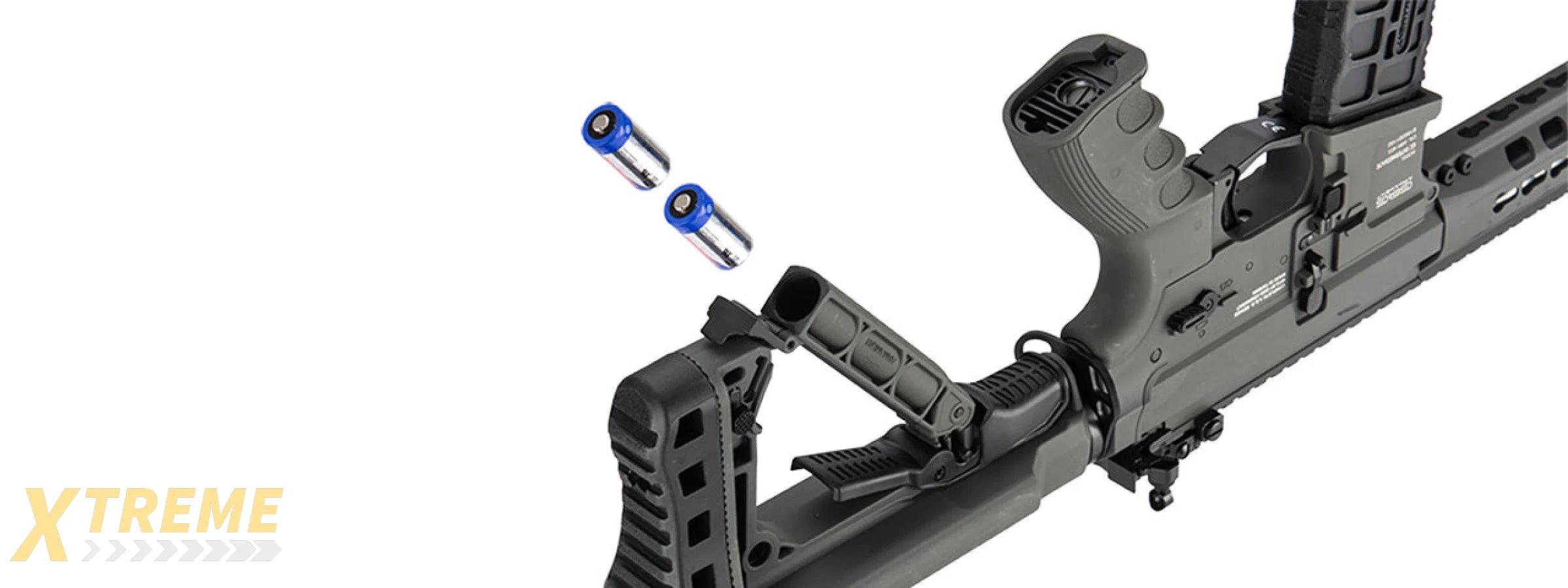 G&G GC16 FULL METAL COMBAT MACHINE PREDATOR AEG WITH KEYMOD RAIL (GREY)