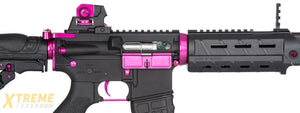 G&G GR4 G26 FEMME FATAL ERG AIRSOFT AEG RIFLE - BLACK / PINK