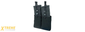 GBRS Group Double 5.56 Rifle Magazine Pouch Bungee Retention - (Black)