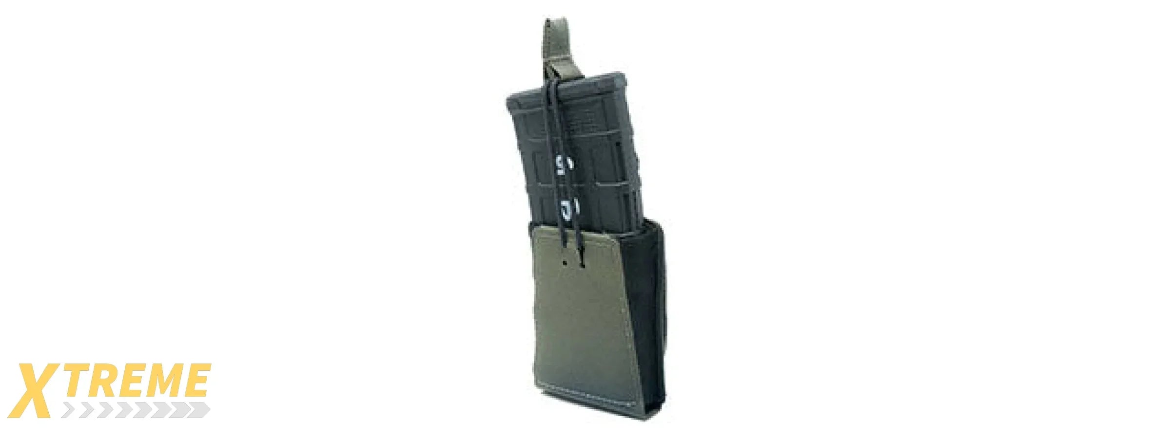 GBRS Group Single Rifle Magazine Pouch w/ Bungee Retention - (Ranger Green)
