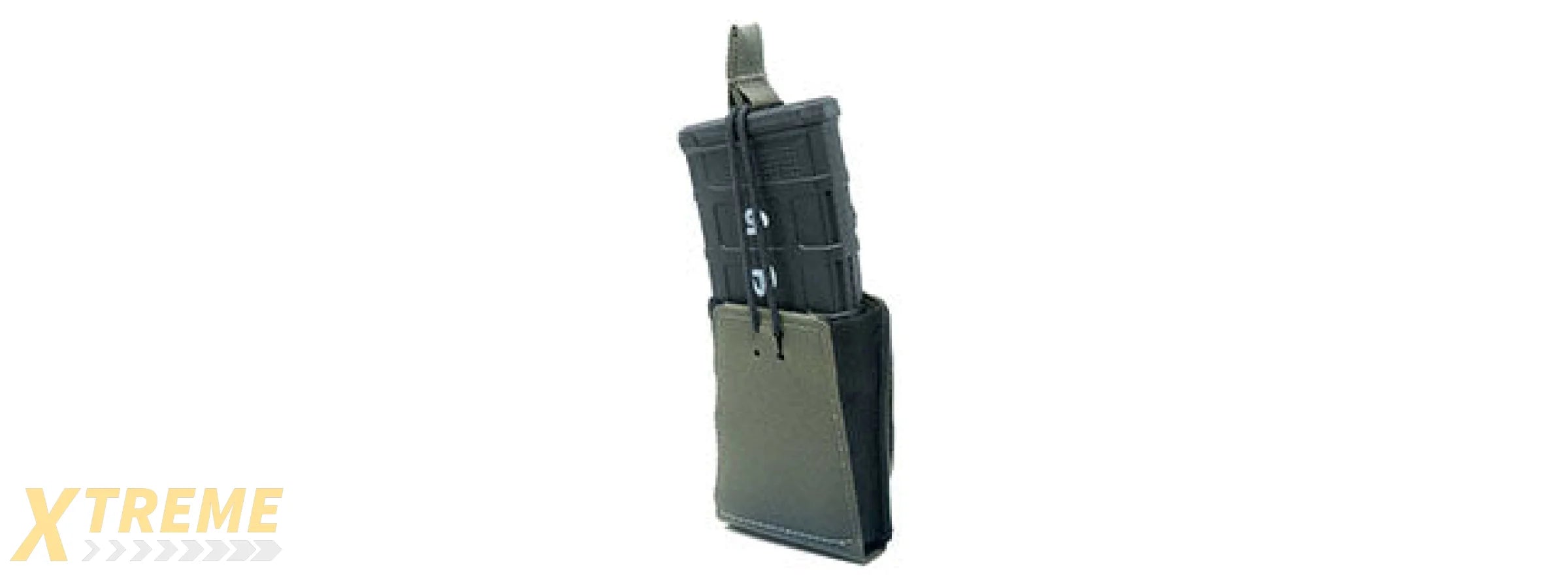 GBRS Group Single Rifle Magazine Pouch w/ Bungee Retention - (Ranger Green)