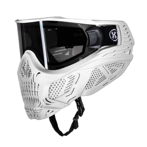HSTL® Skull Goggle "Ghost" - White w/ Smoke Lens - XTREME Airsoft Superstore