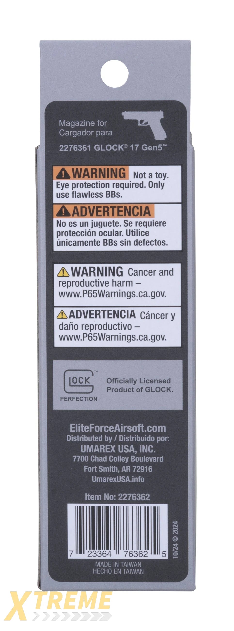 GLOCK 17 Gen5 FBB MOS CO2 Airsoft Magazine - GLOCK C02 - Pistols