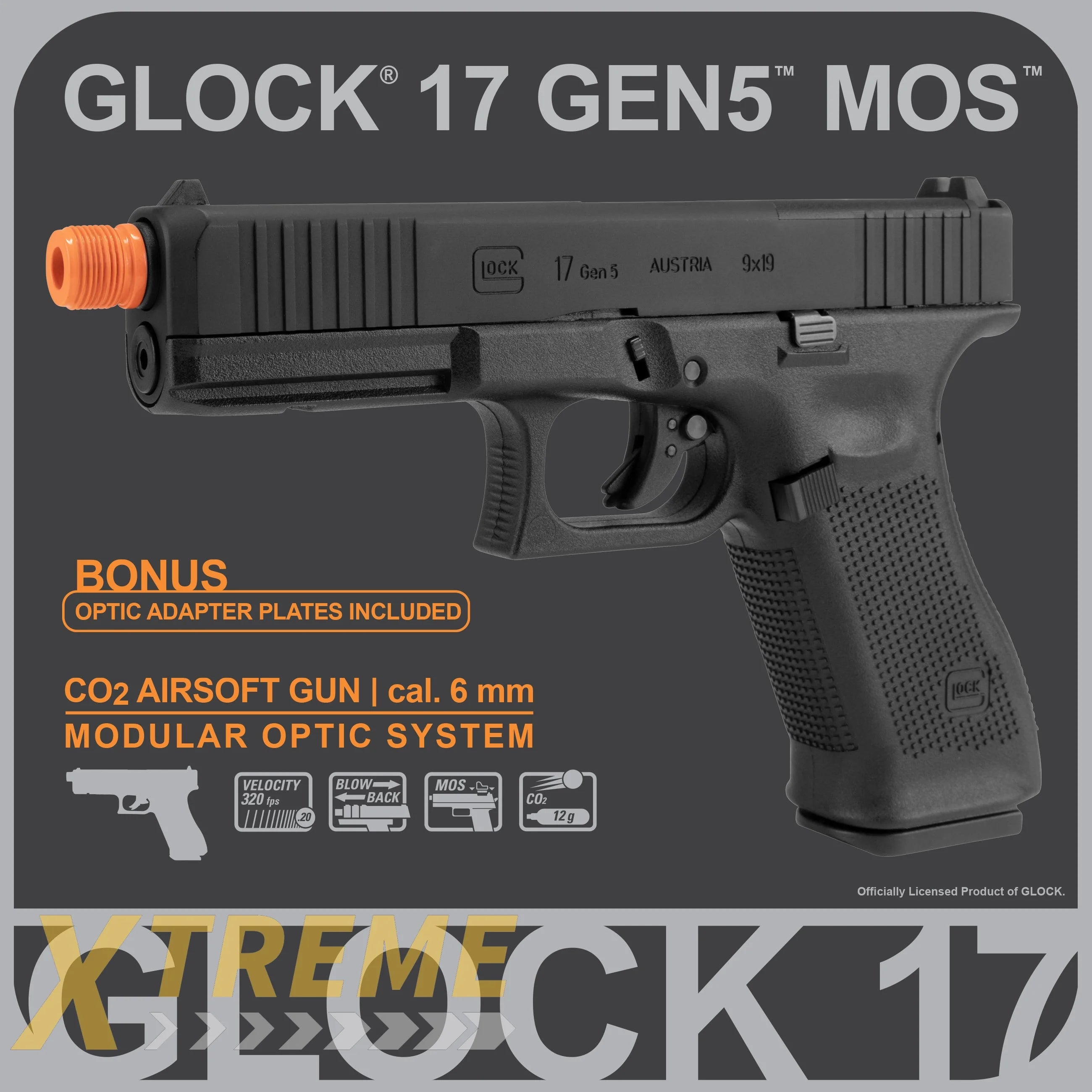 GLOCK 17 Gen5 MOS - GLOCK C02 - Pistols
