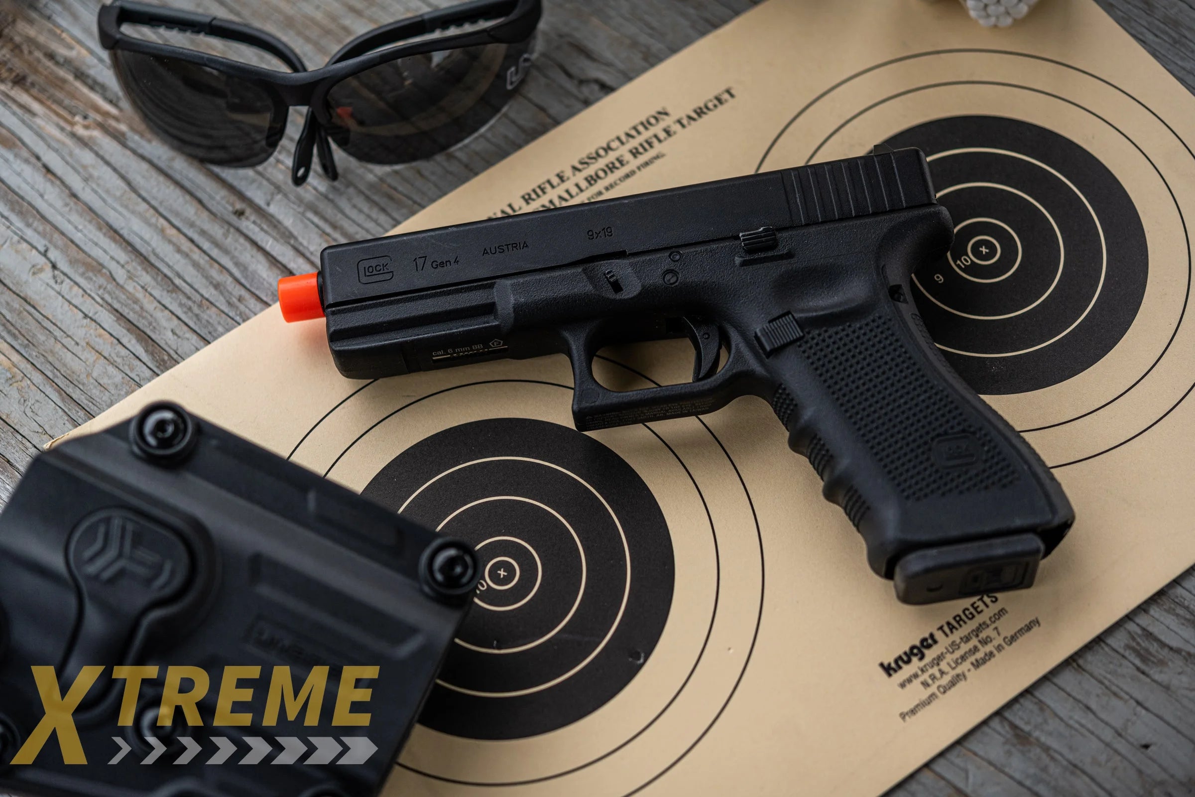 GLOCK G17 GEN 4 GBB 6MM BLACK - GLOCK GAS BLOWBACK - Pistols