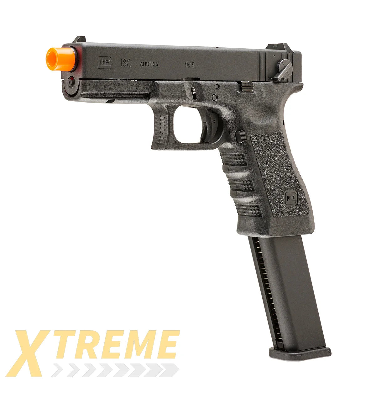 GLOCK G18C GEN 3 GBB- 6MM- BLACK - GLOCK GAS BLOWBACK - Pistols