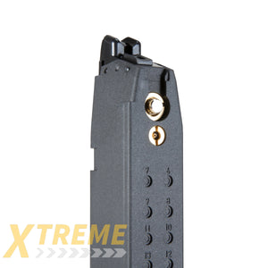GLOCK G19 GEN 3 GBB MAG 6MM 19 RDS BLACK - GLOCK GAS BLOWBACK - Pistols