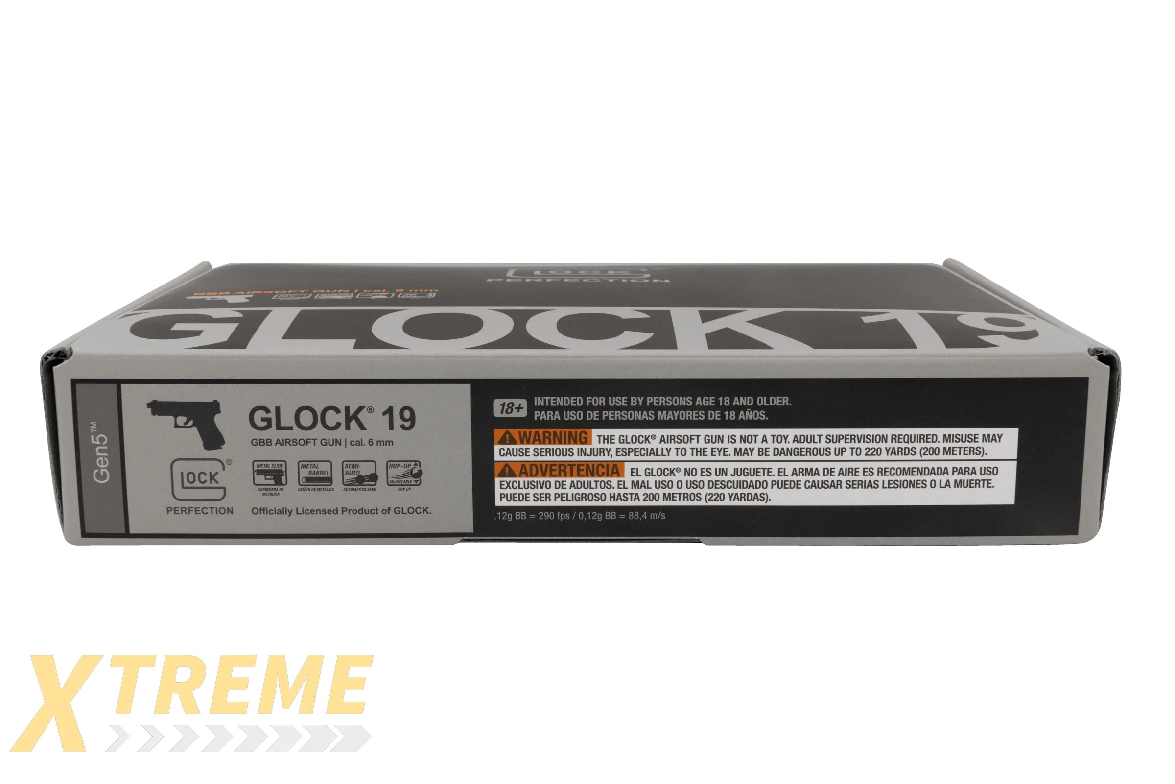 GLOCK G19 GEN 5 GBB-6MM-BLACK - GLOCK GAS BLOWBACK - Pistols