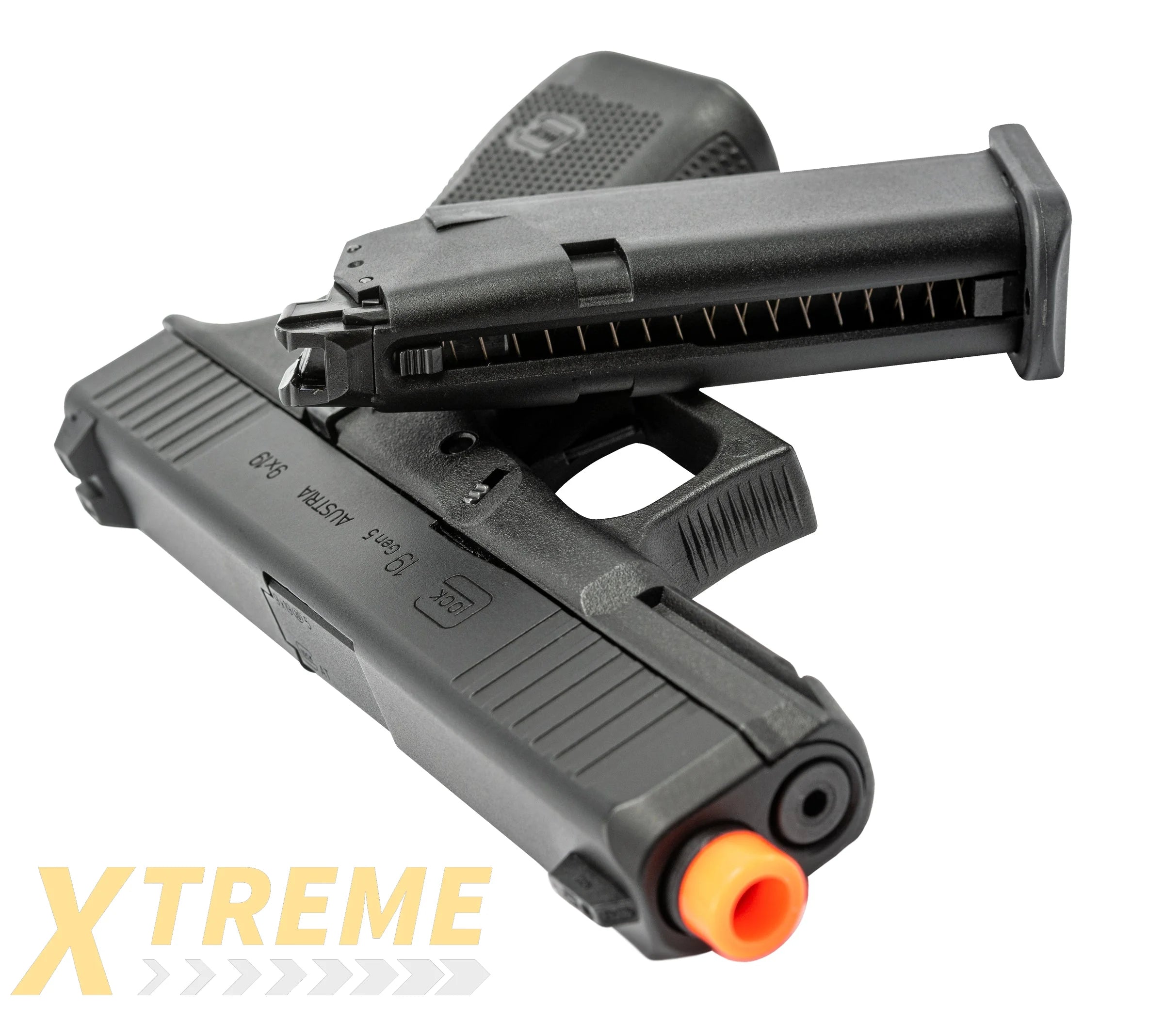 GLOCK G19 GEN 5 GBB-6MM-BLACK - GLOCK GAS BLOWBACK - Pistols