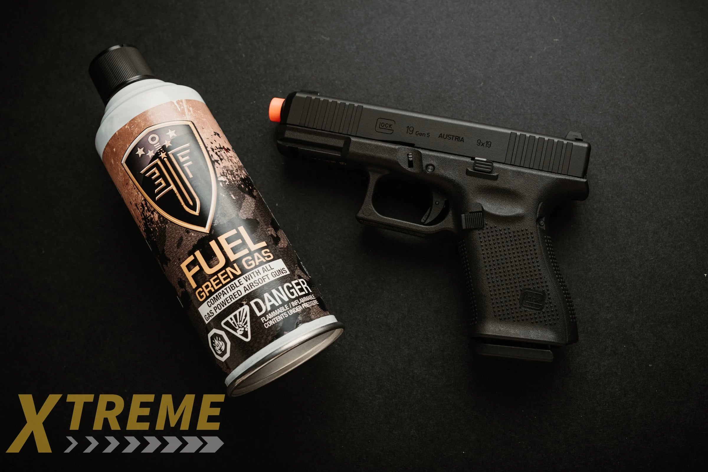 GLOCK G19 GEN 5 GBB-6MM-BLACK - GLOCK GAS BLOWBACK - Pistols